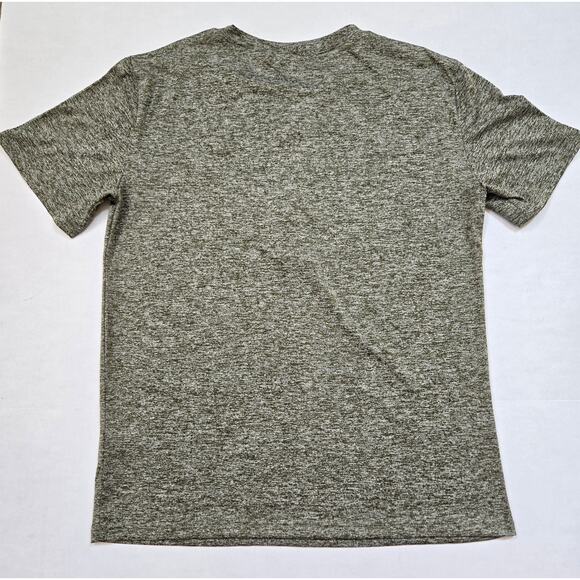 Mens Gray Kuyigo T Shirt Buttoned Sz M - Picture 2 of 3